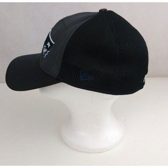 NFL New England Patriots Black Unisex Embroidered Fitted Baseball Cap L/XL - Picture 5 of 9